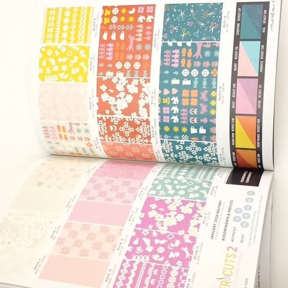 3/$15 Paper Crafting Moda Piece Fabric Catalog - Picture 14 of 16